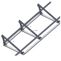 ground and pland roof aluminum solar panel brackets